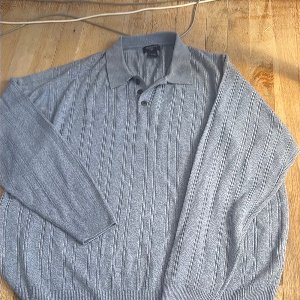 Dockers Gray V-Neck Sweater